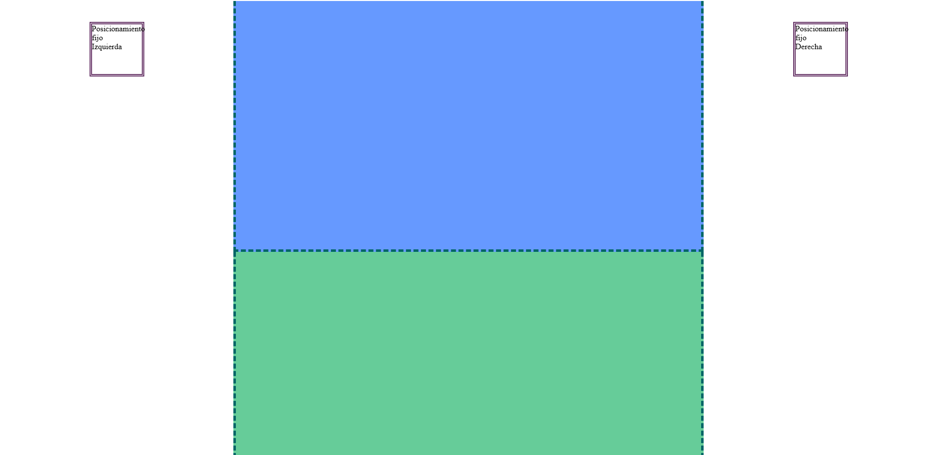 Posicionamiento CSS Fixed
