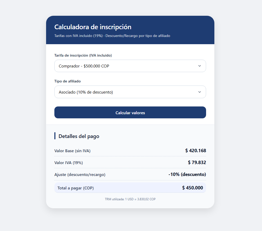 Captura de pantalla de la Prueba Técnica