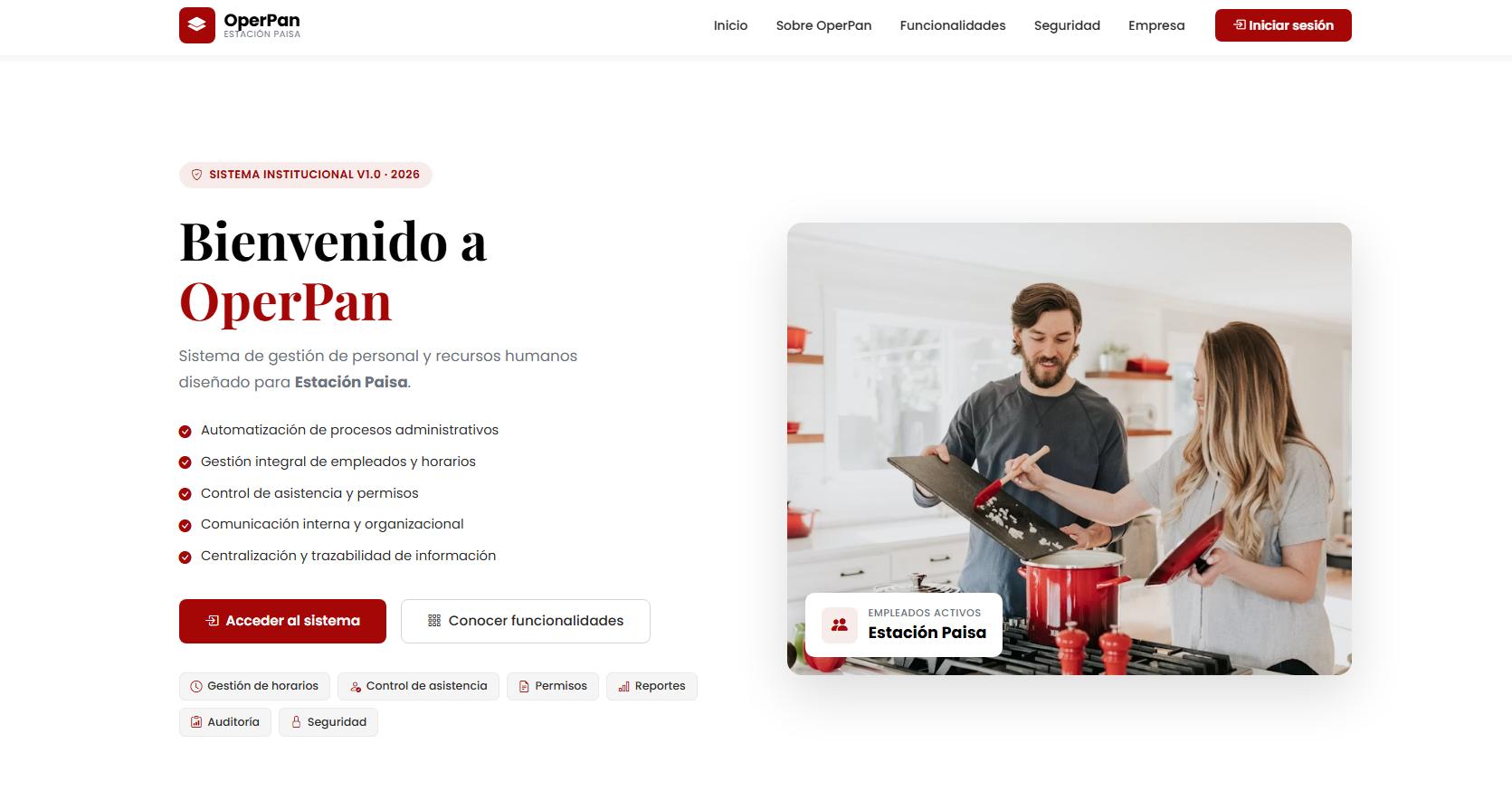 Captura de pantalla del proyecto OperPan V1