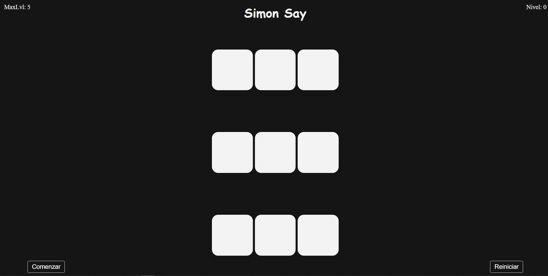Vista previa de Simon Say