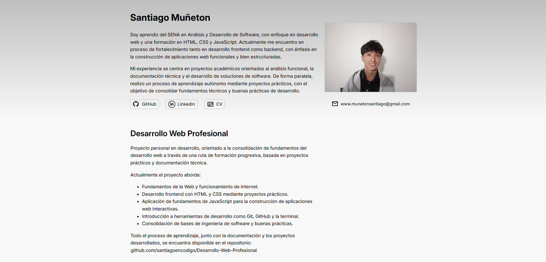 Desarrollo Profesional